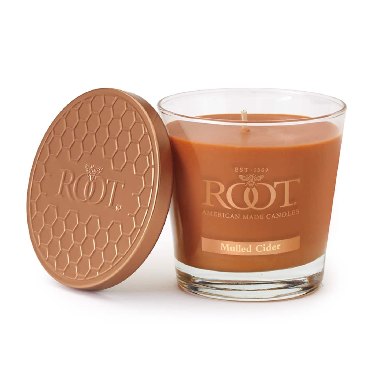 Root Candles 6.3oz. Small Scented Honeycomb Veriglass Jar Candle